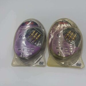 RCA High Performance Digital Component Video Cable‎ 6 ft - 24K Gold